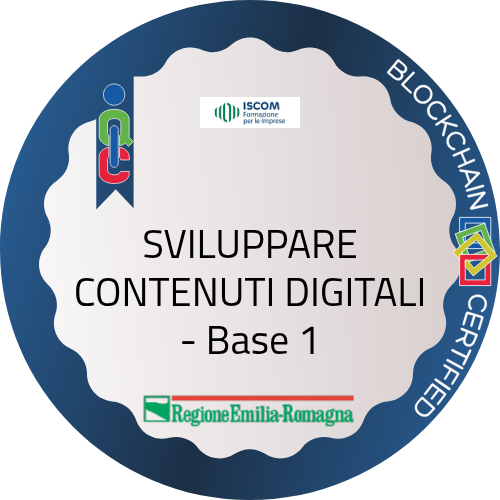 SVILUPPARE CONTENUTI DIGITALI - Base 1